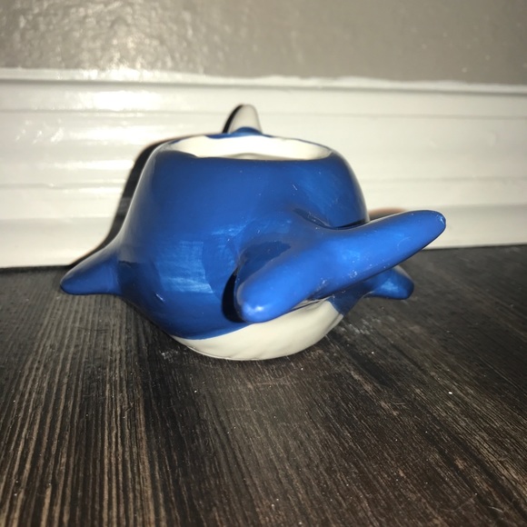5/$25 Small Narwhal Ceramic Planter - Picture 6 of 15